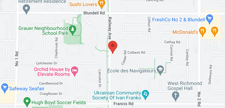 map of 5008 COLBECK ROAD